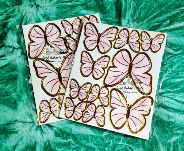 Light Pink Butterfly Set