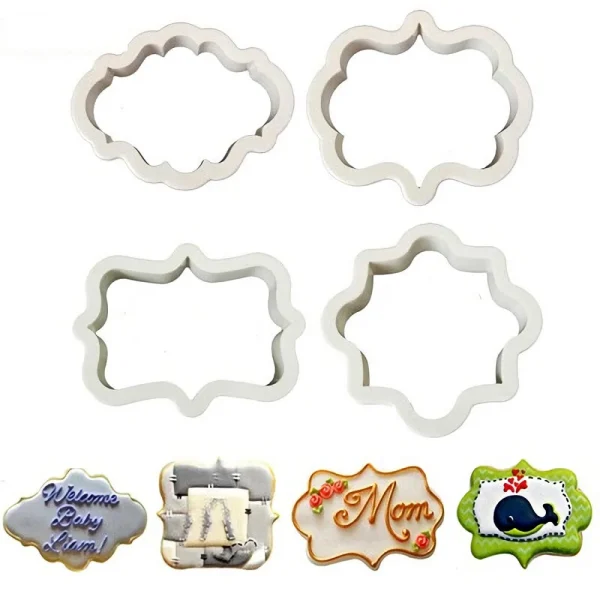 Frame Fondant Cutter 4p set