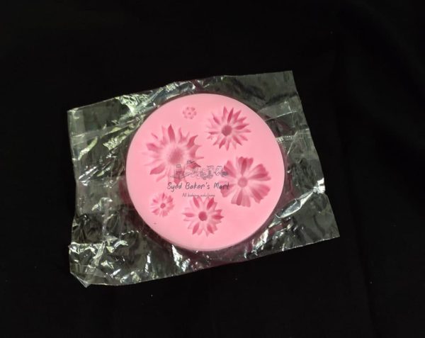 Pink Silicone Sunflower Mold