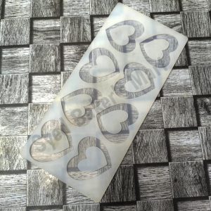 White Silicone Single Love Mold