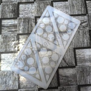 White Silicone Triangle Mold