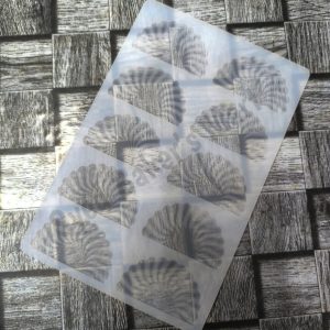 White Silicone Full Fan Mold