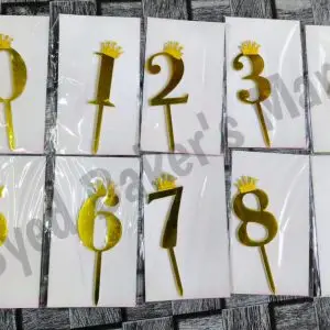 Number Cake Topper (0-9)